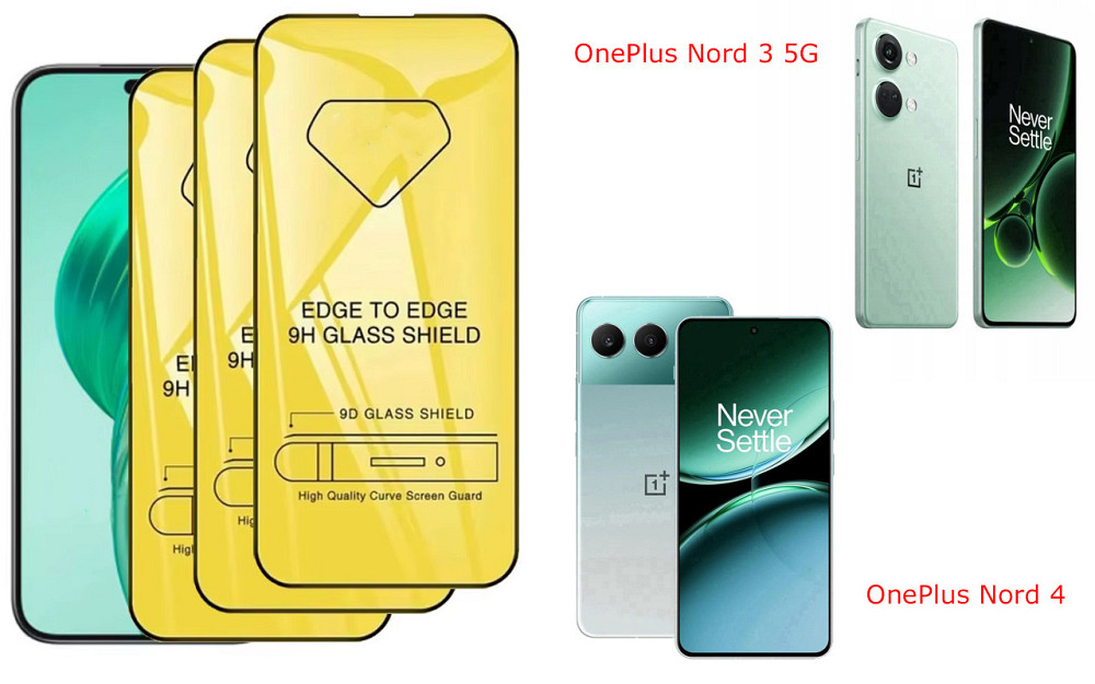 Захисне скло DefenzoGlass для OnePlus Nord 3 5G, OnePlus Nord 4 – подвійна міцність Київ - фото 1