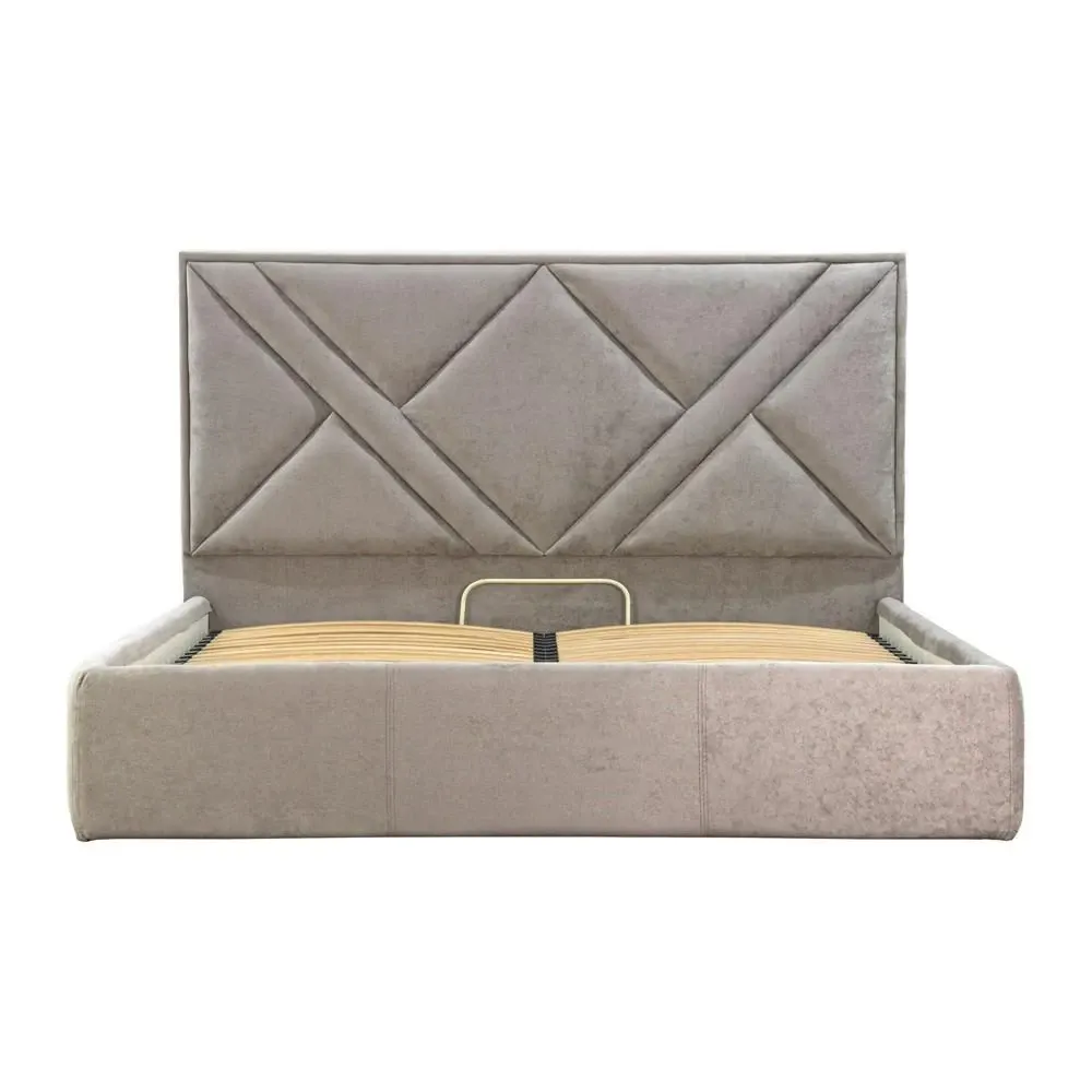 Кровать Victory Comfort 140 x 190 см Alyaska 04 С подъемным механизмом и нишей для белья Мокко Киев - изображение 1