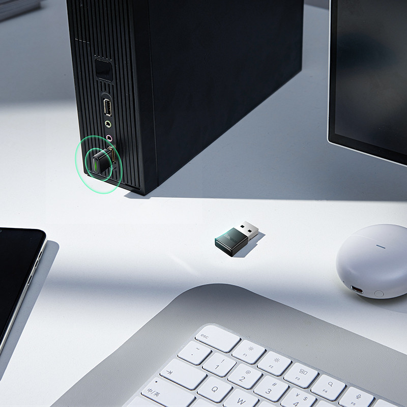 Адаптер Bluetooth Baseus BA07 Wireless Adapter Black Київ - фото 4