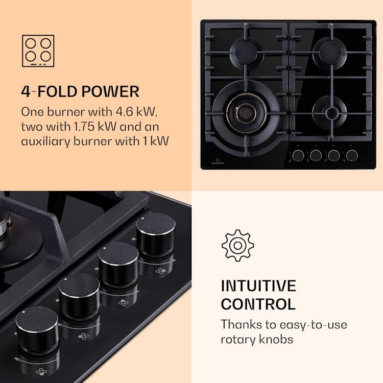 Газова плита Ignito Max 4 Klarstein Німеччина Рівне - фото 5