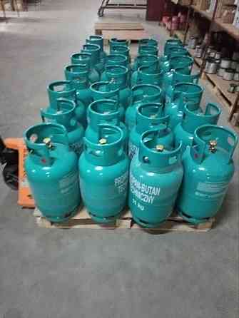 Газовий балон побутовий на 11кг газу (27л) на різьбу 21,8 чеського виробника 