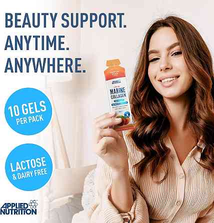 Морський колаген Applied Nutrition Liquid Marine Collagen 10 x 30 г, Cherry & Apple Луцьк