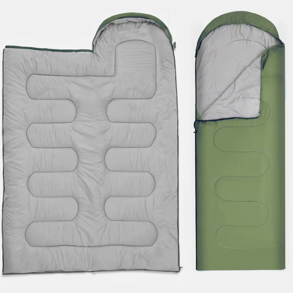 Спальный мешок демисезонный, 200х60см, Хаки / Спальник с капюшоном / Утепленный спальный мешок Киев - изображение 4