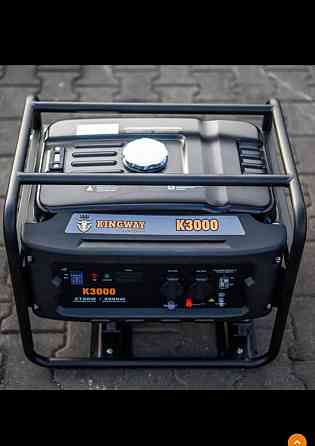 Генератор 3 кВт 220 В бензиновий однофазний ручний запуск надійний Одеса