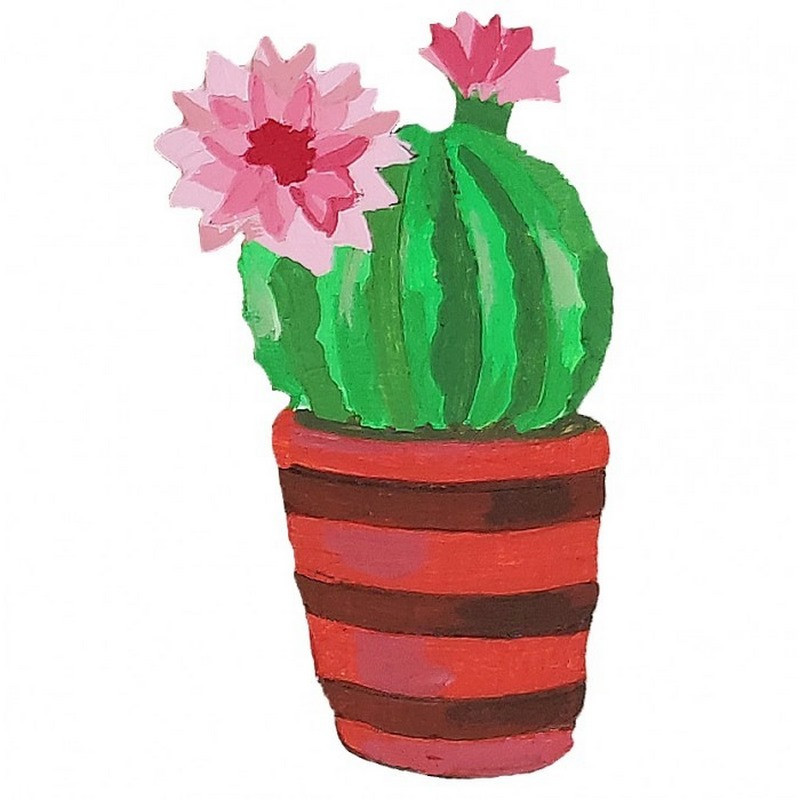 Набір дитячої творчості Розпис по дереву "Магніти-кактуси" РД-009 Вінниця - фото 3