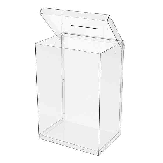 Ящик EKOSTAR без замка для пожертвований и сбора денег 210x150x300. Объем 9.5 литров Киев