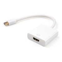 Перехідник Mini Display port M to HDMI F white Vinga (VCPMDPHDMIWH) Киев - изображение 1