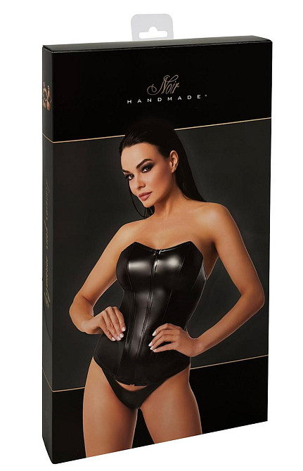 Корсет Noir Handmade F334 Powerwetlook corset - 6XL Sex Aura Киев - изображение 8