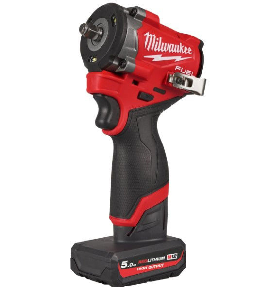 Гайковерт акумуляторний 3/8'' MILWAUKEE з кільцем M12 FCIWF38G3-502X, 745Нм (зарядний пристрій, 2 акум. Х 5Аг, HDкейс) Одеса - фото 3