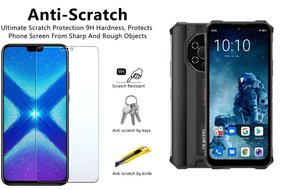 Захисне скло NeoGlass для Oukitel WP13 – надпрозоре та стійке Київ - фото 1