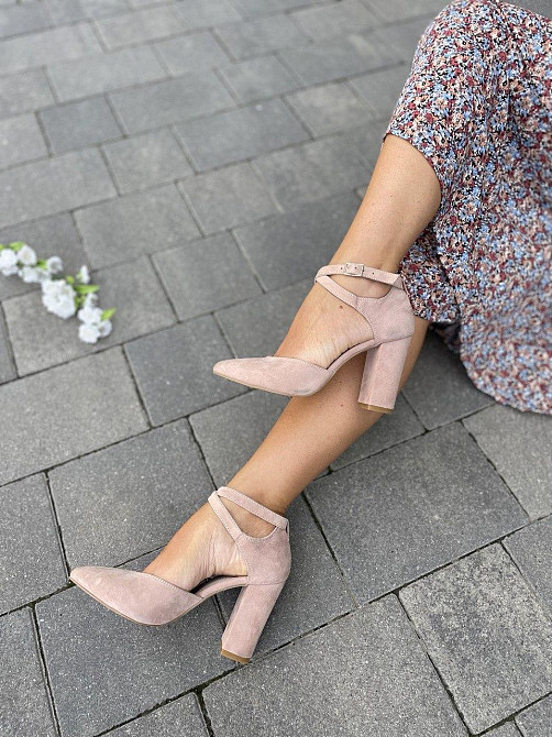 SANTINI Босоніжки жіночі SANTINI 953589-22 пудра (літо, замша натуральна) (3844) Коломыя - изображение 9