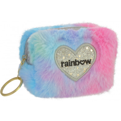 Кошелек детский Cool For School Брелок пухнастий Rainbow (CF87108) Винница - изображение 1