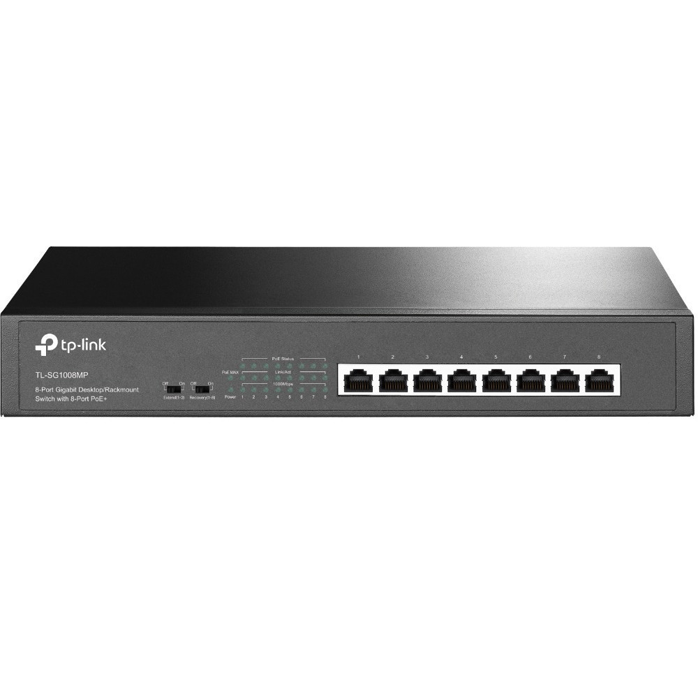 Комутатор TP-Link TL-SG1008MP (8хGE PoE+, Max PoE+ 126 W) Ні Харків - фото 4