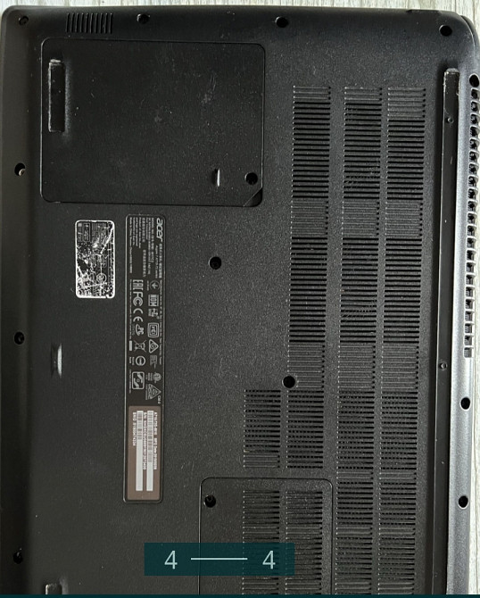 Ноутбук: ASER Aspire 7 Obsidian Black Киев - изображение 4