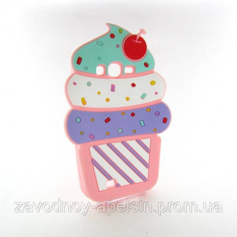 Samsung i9060 i9080 i9082 Grand об'ємний чохол Ice Cream Одеса - фото 1