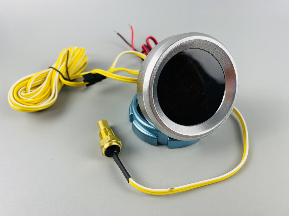 Покажчик температури електронний 9-36V; D=52 мм, Мукачево - фото 1