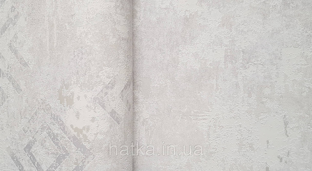 Шпалери вінілові на флізеліні Marburg Memoria 1.06х10 під штукатурку під старовину сірі бежеві срібло Київ - фото 3