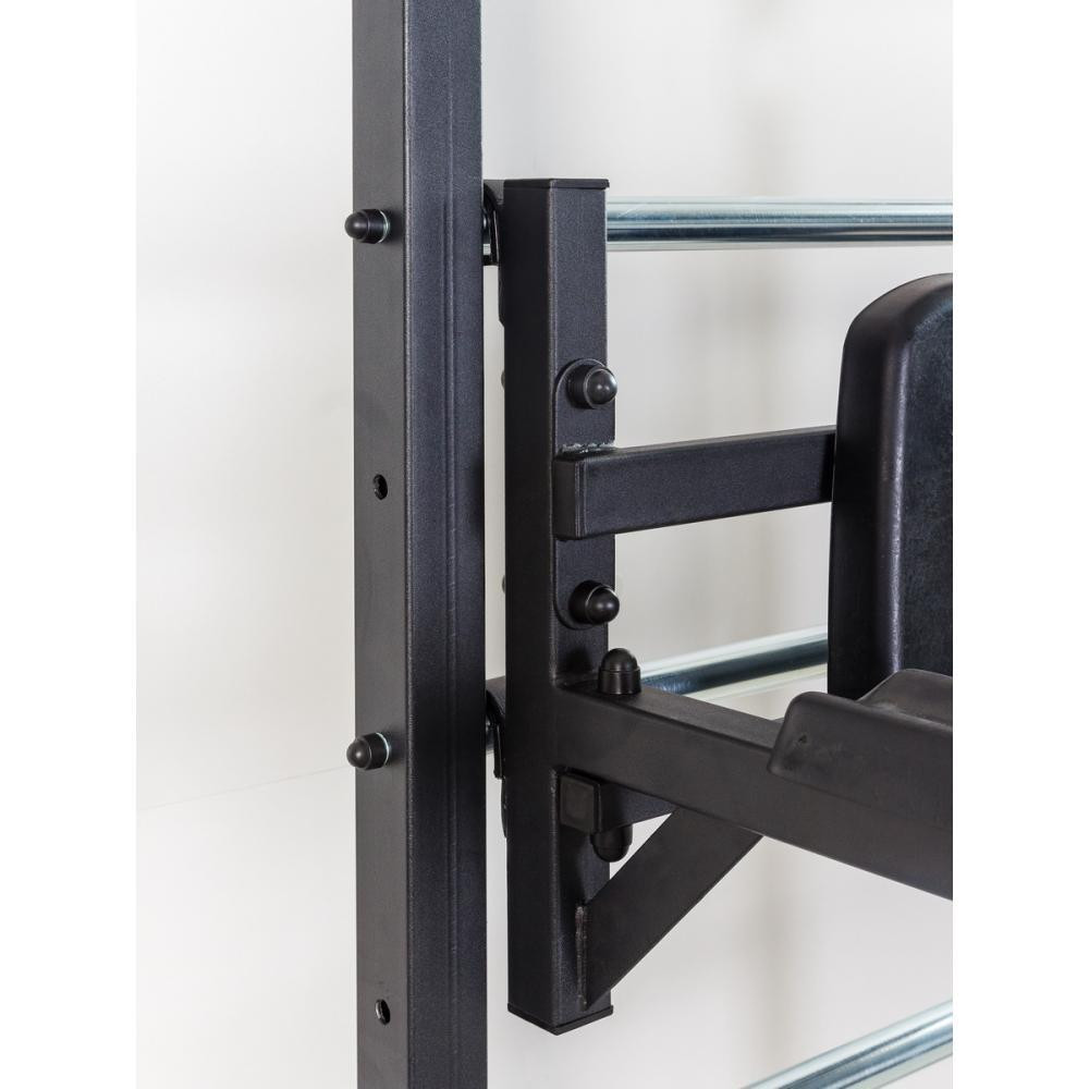 Шведская стенка передвижная Universal Black Pro+ универсальная без креплений скамья для пресса турник брусья Каменское - изображение 7