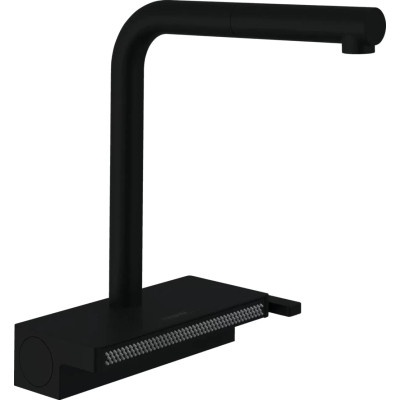 Смеситель Hansgrohe Aquno Select M81 , 21 см, чорний матовий (73836670) Винница - изображение 1