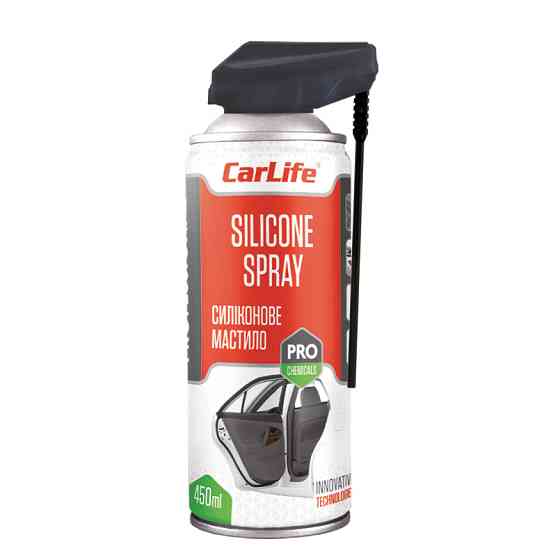Смазка силиконовая CarLife Silicone Spray Professional 450мл Львов