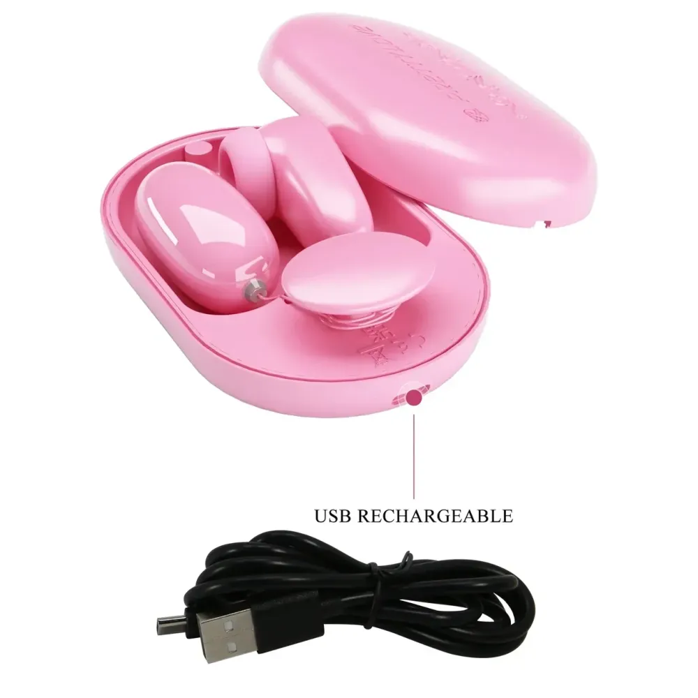 Вакуумный стимулятор с виброяйцом PRETTY LOVE - Magic Box Pink, BI-300055 Sex Aura Киев - изображение 9