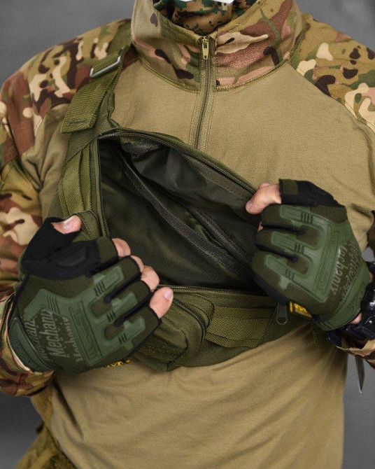 Сумка тактична на пояс Silver Knight olive ВТ1055 Одеса - фото 5