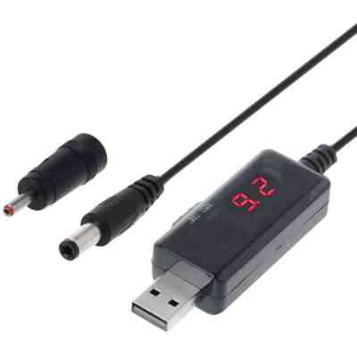 Кабель питания USB to DC 3.5x1.35mm + 5.5x2.1mm 9V-12V Dynamode (KWS-912V) Винница