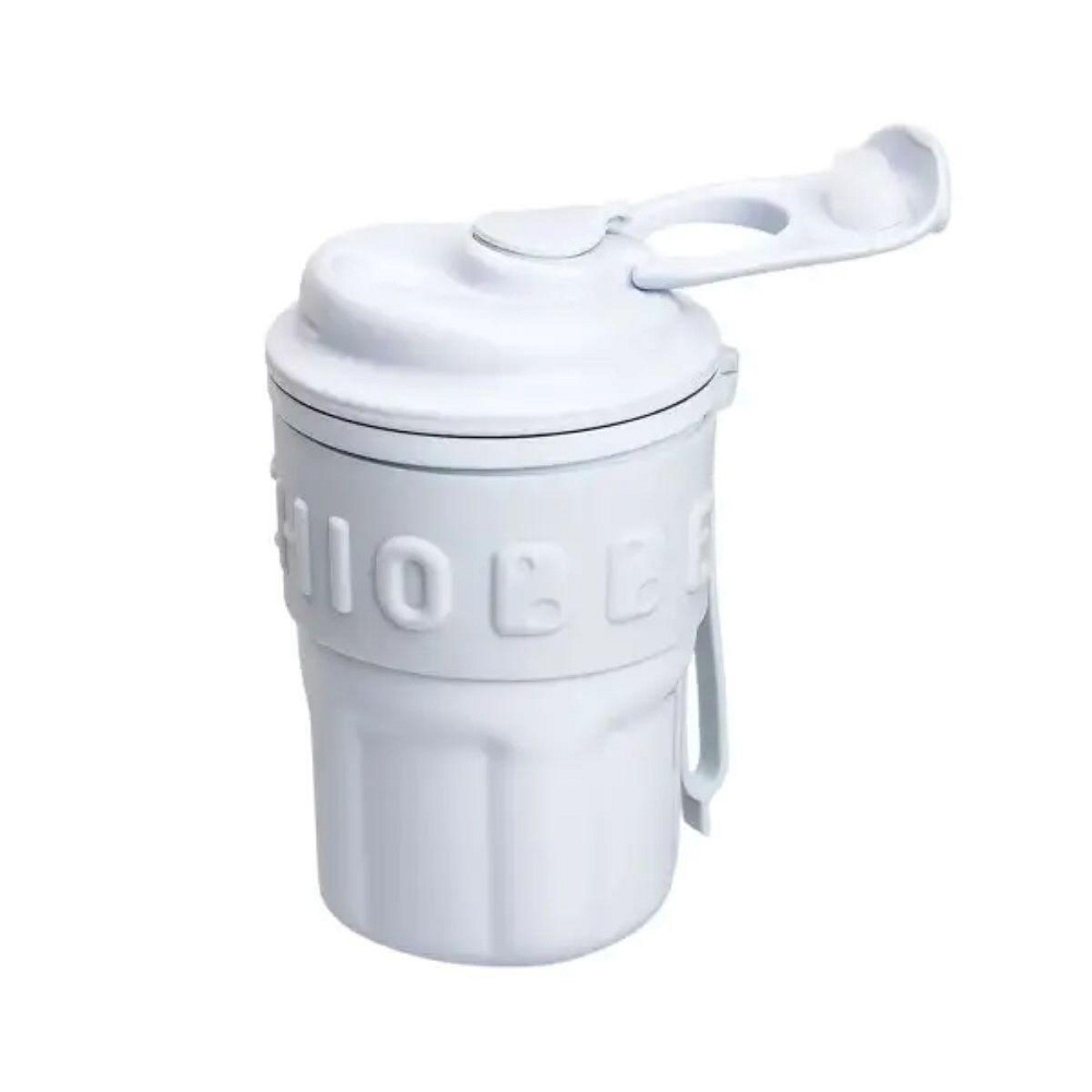 Голубая термокружка Chiobbe с трубочкой и ремешком 450 мл Киев - изображение 3