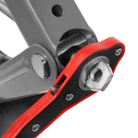 Домкрат механічний INTERTOOL GT0185, 2 т, з тріскачкою, гумовий упор, 110-400 мм, Ручний домкрат Івано-Франківськ