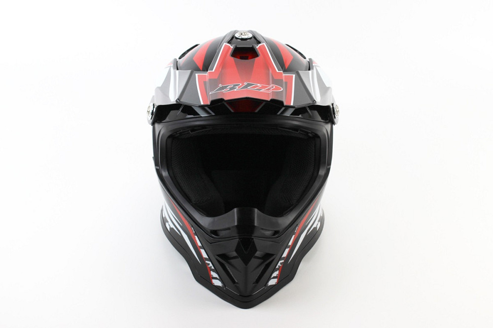 Шолом кросовий/ендуро/АТV BLD-819-7 S (55-56см), ЧОРНО-ЧЕРВОНИЙ Киев - изображение 4