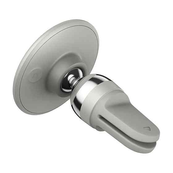 Автомобільне кріплення для смартфона Magnetic (На решітку) Baseus Кремово-Білий Винница