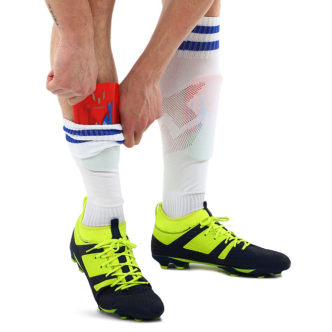 Щитки футбольні SPORTS SP-Sport FB-9727 S-M Вишневе - фото 4