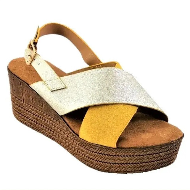 Жіночі Сандалії Босоніжки на Танкетці Платформа Літні (розміри: 38,39) Дніпро - фото 1