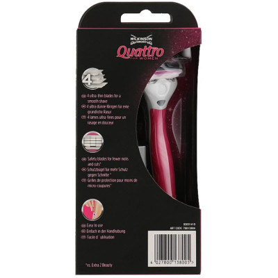 Бритва Wilkinson Sword Quattro For Women (4027800138005) Вінниця - фото 2