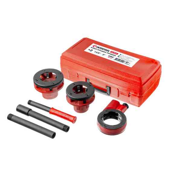 Набір плашок трубних 2шт для нарізки різьблення INTERTOOL SD-8002 Київ