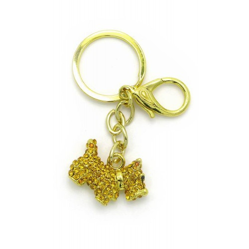 Брелок со стразами красивый Собачка Киев - изображение 1