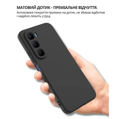 Чохол до мобільного телефона BeCover Silicone Infinix Hot 60i (X6730) Black (714401) Вінниця - фото 2