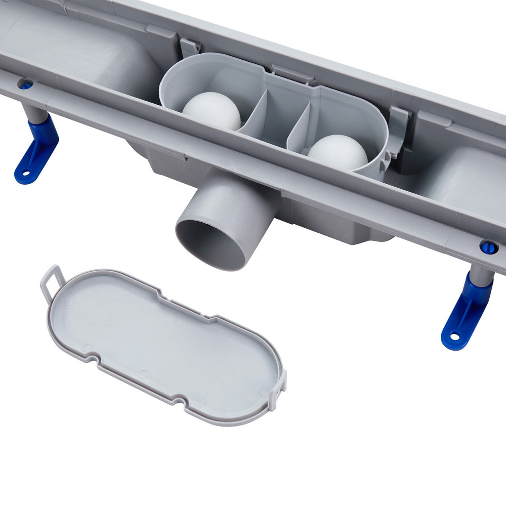 Трап Qtap Dry FB304-600 линейный с сухим затвором и нержавеющей решеткой 600х73 Киев - изображение 7