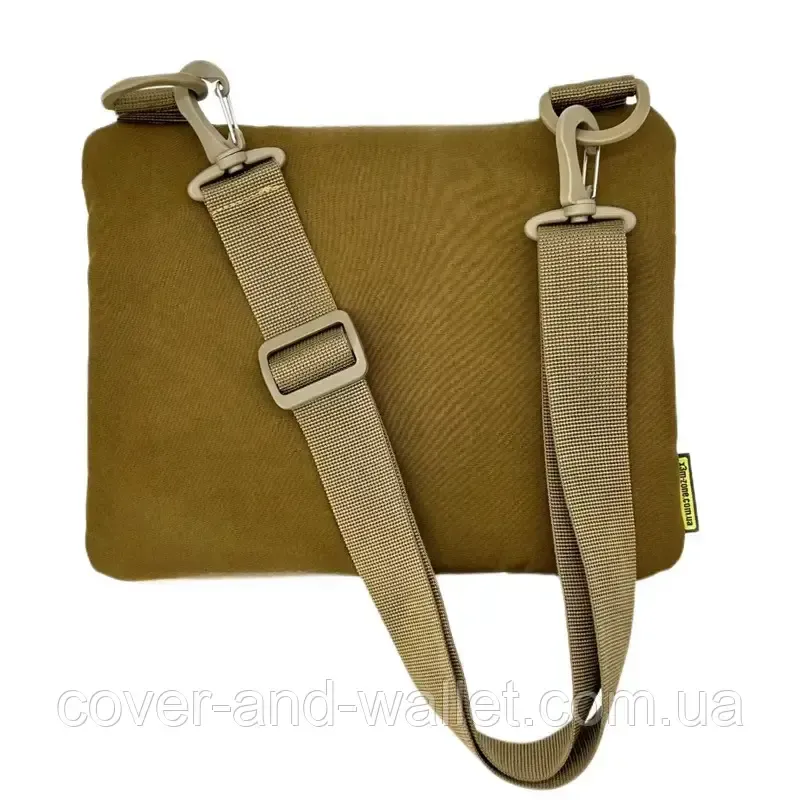 Тактическая сумка койот через плечо с велкро Puos Киев - изображение 4