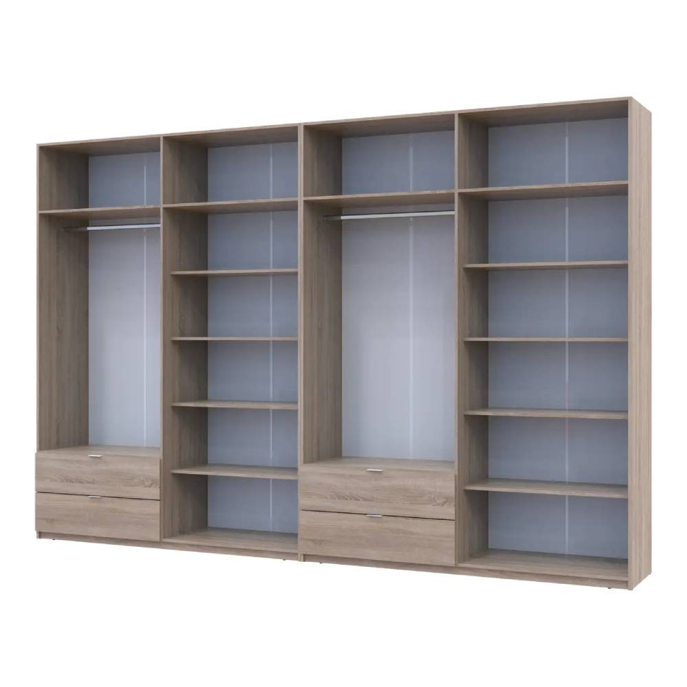 Шафа для одягу Doros Лукас Дуб сонома 4+4 ДСП 360х50х240 DRS-011712 (42005143) Львів - фото 3