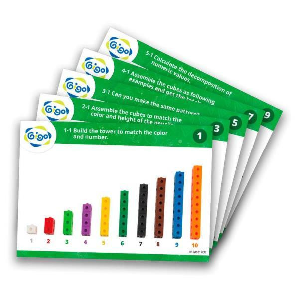 Набір для рахування Gigo З'єднай кубики 2 см (1017CR) Харків - фото 1