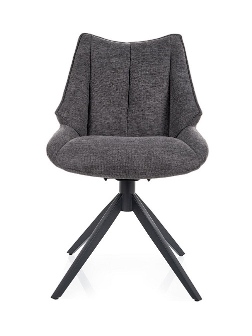 Стілець CODA BREGO чорний каркас/темно-сірий 18 Киев - изображение 2