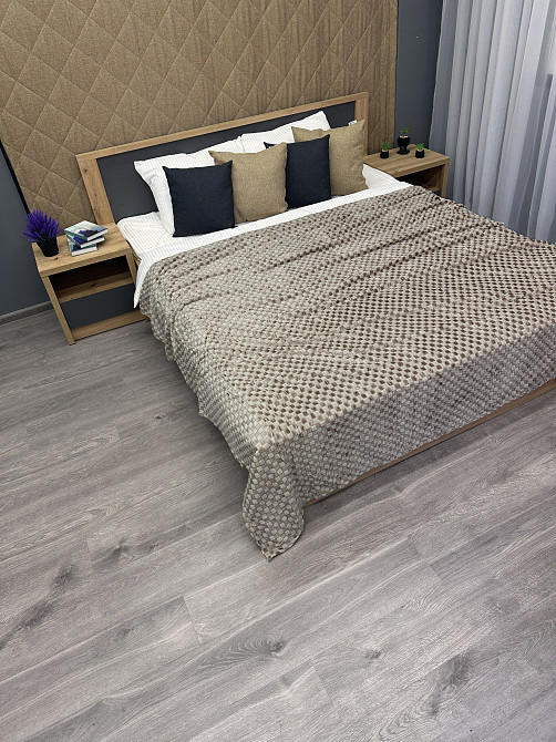 Плед-покривало Шахи 200х210 см (+-5см) Какао (87-036) Київ - фото 4