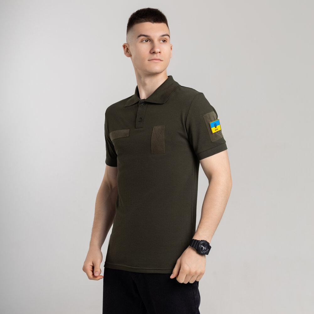 Легкое тактическое летнее мужское хаки поло Pobedov Royal Военное Киев - изображение 1