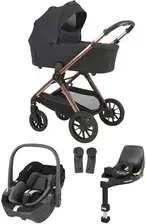 Дитяча коляска Espiro Code Głęboko-Spacerowy 4W1 Z Fotelikiem Maxi-Cosi Pebble 360 I Bazą Familyfix 360 10 Clever Black Київ