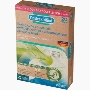 Dr. Beckmann, экологичные салфетки для удаления цвета и грязи, 20 шт Киев - изображение 1