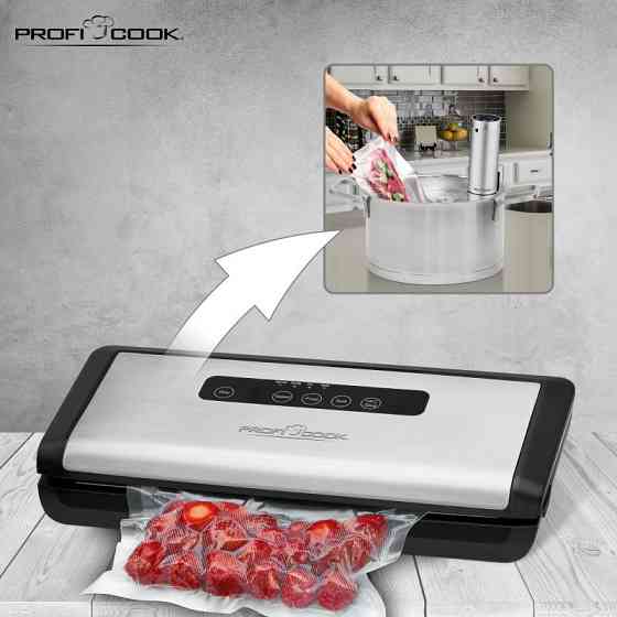 Вакуумний пакувальник потужність всмоктування 12 л/хв з 18 пакетами Profi Cook PC-VK (1146) 120 Вт Нововолинськ