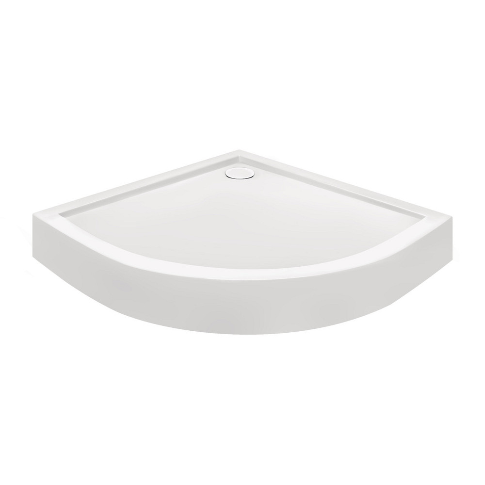 Душовий піддон Qtap Robin 301112 100x100x12 см + сифон Київ - фото 1