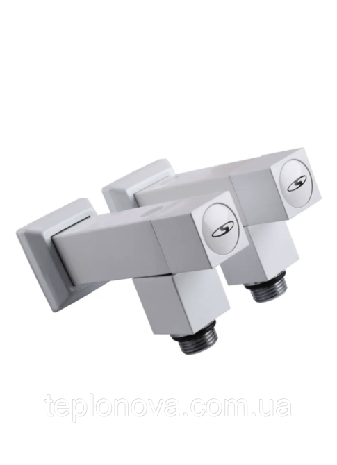 Крани Білі для рушникосушки LUX Solomon 1/2" White LUX Чернівці - фото 4