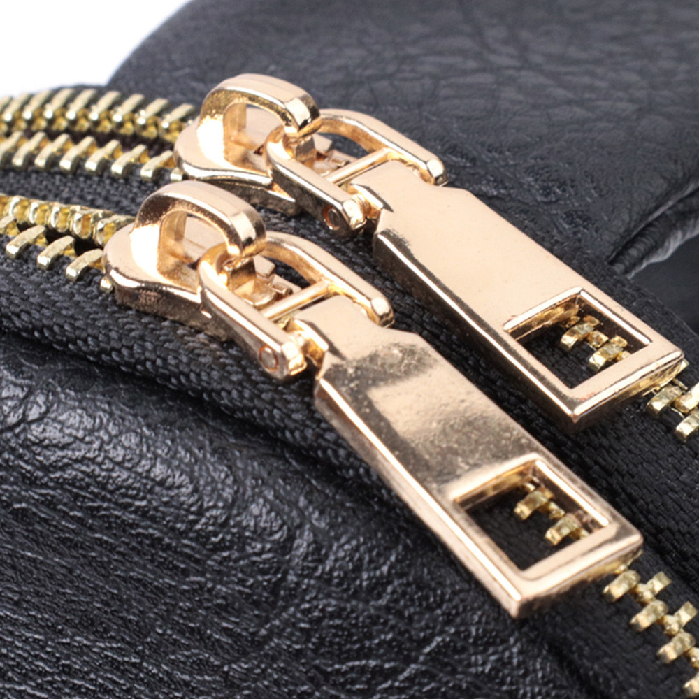 Невелика жіноча сумка через плече на два відділення з екошкіри Vintage 22784 Чорний Київ - фото 7